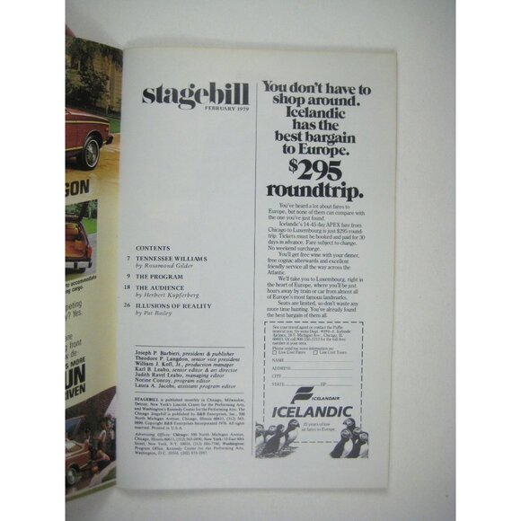 I Love My Wife Stagebill 1979 Lane theater Louis Rego Mark Goetziner Stewart - Picture 2 of 6